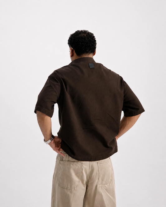 SIGNATURE SHIRT / CHOCOLATE