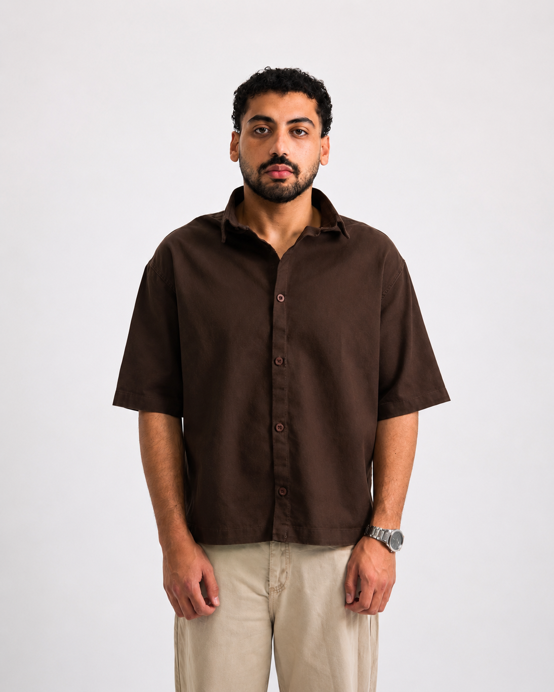 SIGNATURE SHIRT / CHOCOLATE