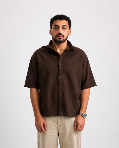 SIGNATURE SHIRT / CHOCOLATE