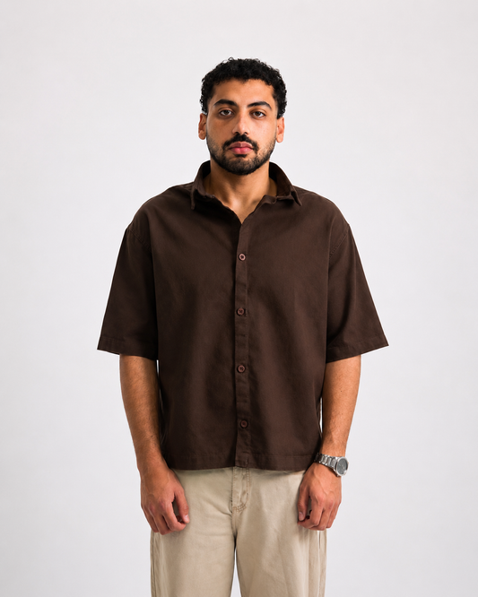 SIGNATURE SHIRT / CHOCOLATE