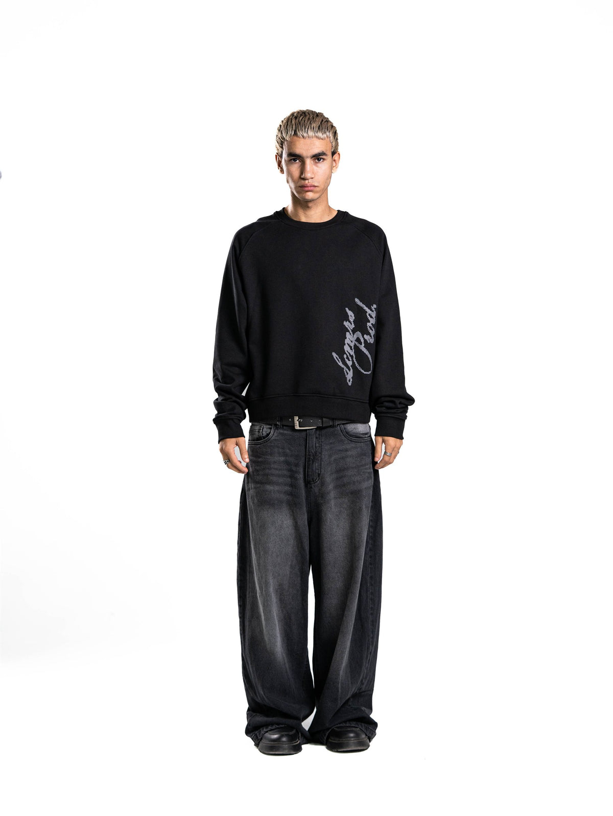 L.C. Prod. Round Crewneck in Black