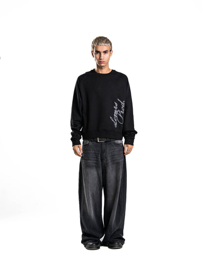 L.C. Prod. Round Crewneck in Black