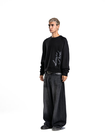 L.C. Prod. Round Crewneck in Black