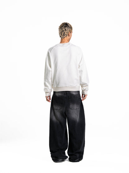 L.C. Prod. Round Crewneck in Off-White