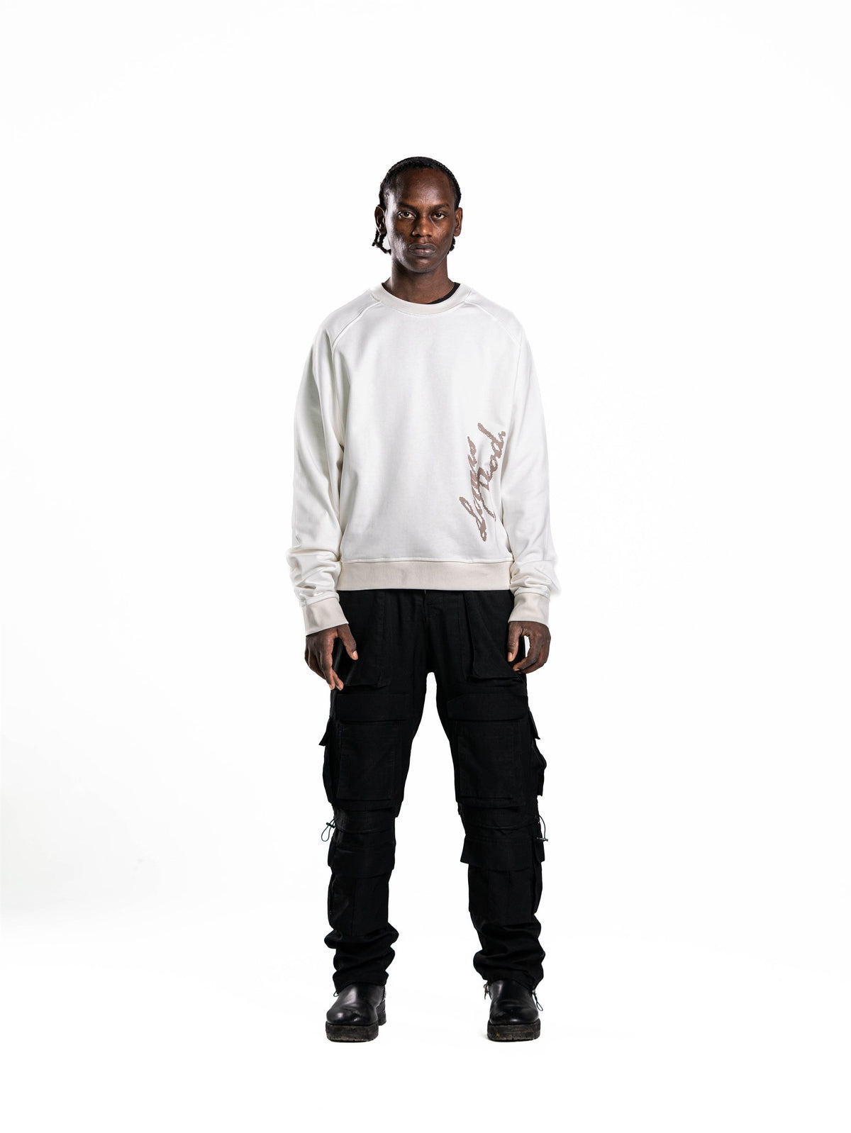 L.C. Prod. Round Crewneck in Off-White