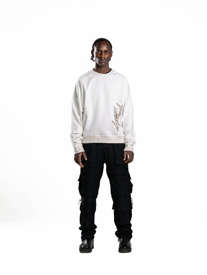 L.C. Prod. Round Crewneck in Off-White