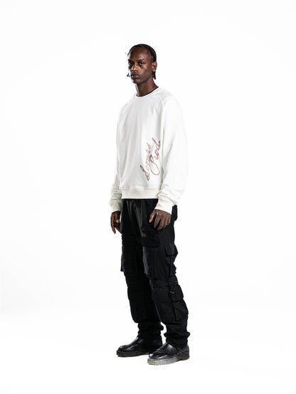 L.C. Prod. Round Crewneck in Off-White